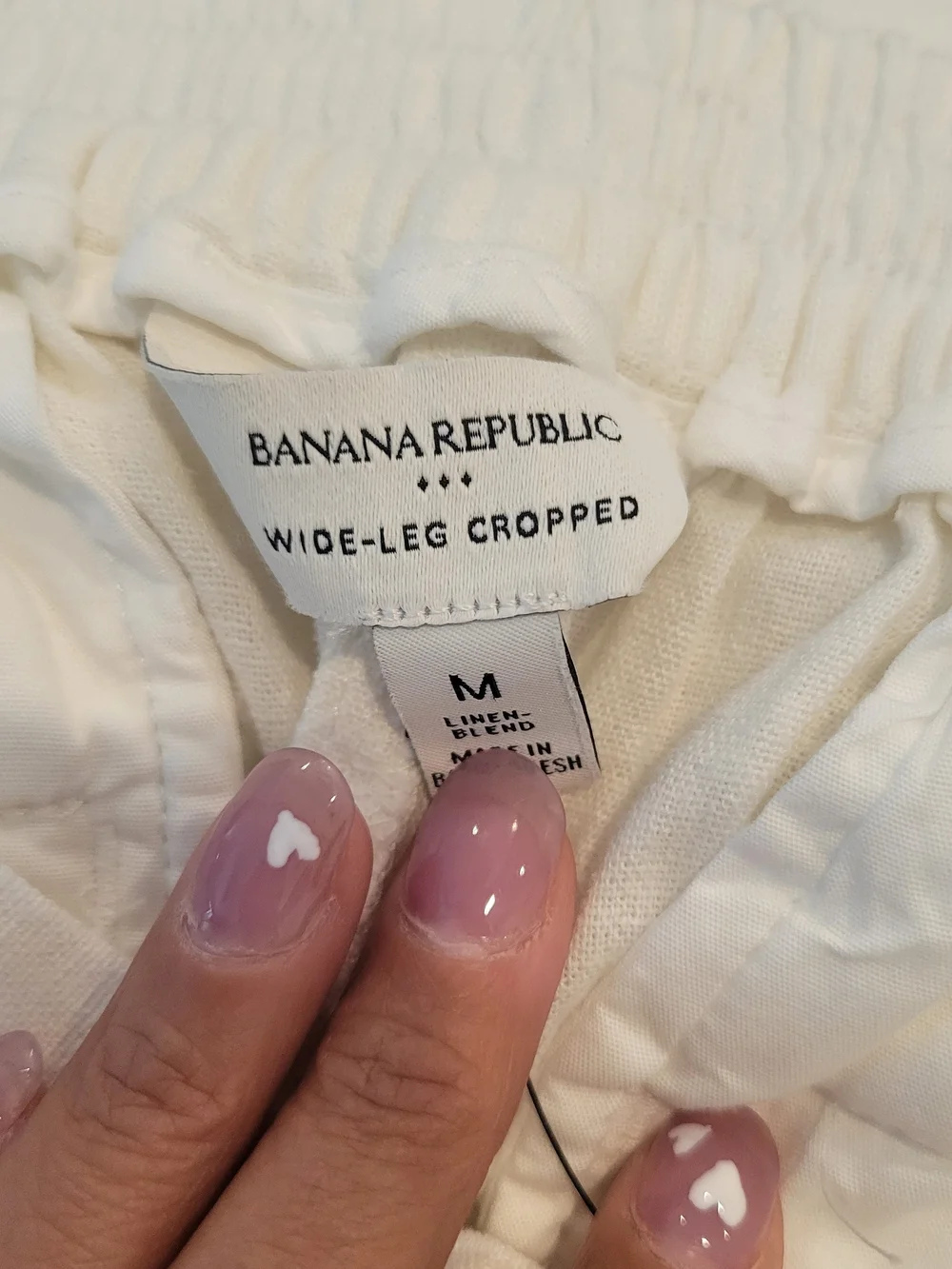 White Linen Trousers